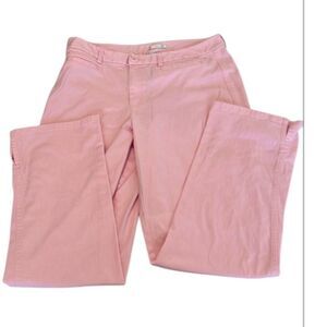 First issue by Liz Claiborne sz14 light pink stretch jeans w/split ankle EUC